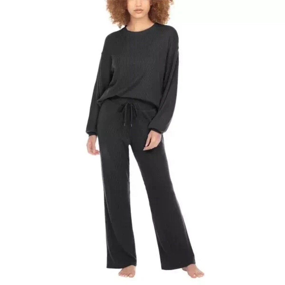 Honeydew Intimates Charcoal Ribbed Lounge Set